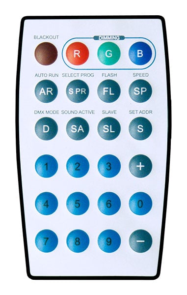 IR Remote Control for Motif Sketch Fixtures