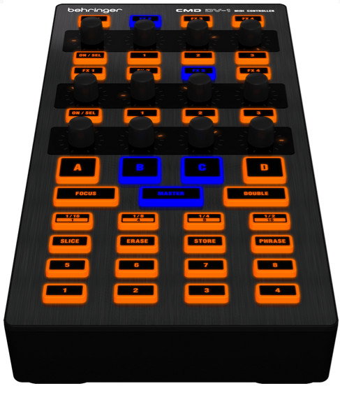 DJ Controller With Transport Controls