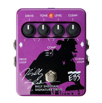 Bass Overdrive Pedal with Onboard Compressor