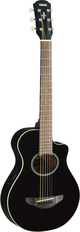 Black 3/4-Size Acoustic/Electric Travel Guitar with System 68 Pickup