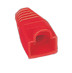 50-Pack of Snag-Free RJ45 Connector Strain Relief Boots in Red