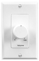 100W Wallmount Volume Control in Almond