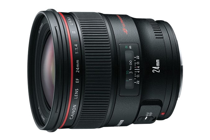 Canon EF Wide-Angle Lens - 24 mm - F/1.4