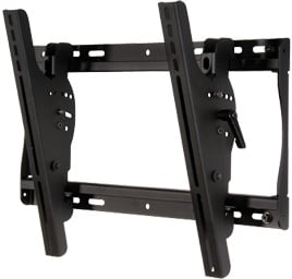 Universal Tilting Wall Mount for Medium 23" - 46" LCD Screens, with Security Hardware, Black