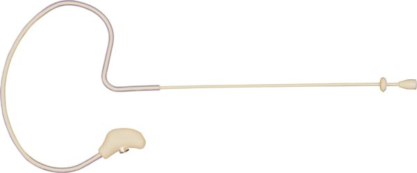 Omnidirectional Headworn Microphone in Beige WITHOUT Cable