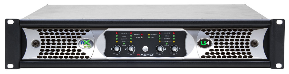 4 Channel 1500W @ 4 Ohm Network Power Amplifier with DSP