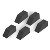 64-Pack of TruSpacers in Charcoal