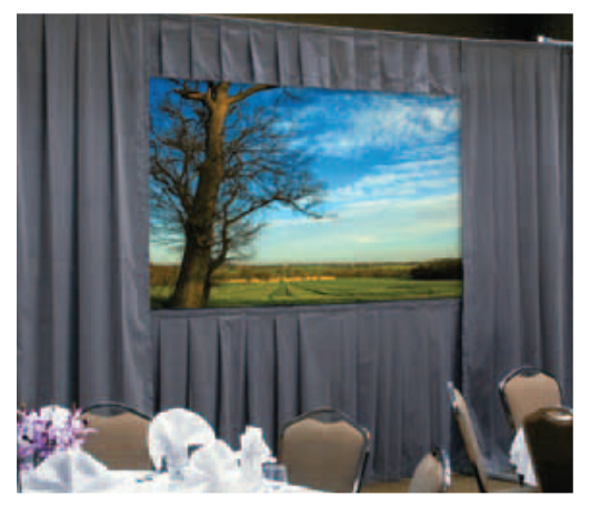 83" x 144" Fast-Fold Deluxe® Ultra Velour Drapery Presentation Kit