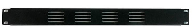1RU Vented Blank Rack Panel