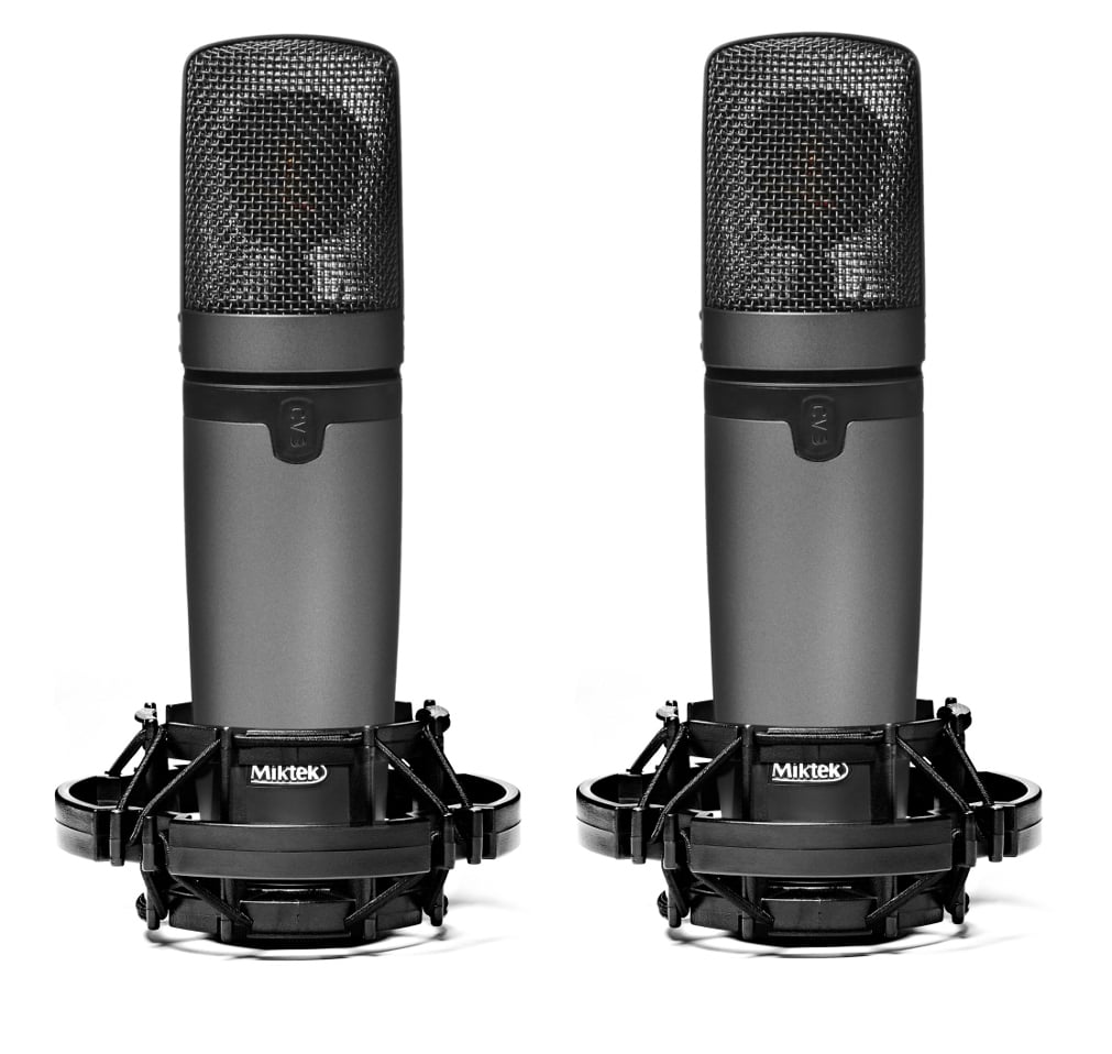 Matched Pair of Large Diaphragm Multi-Pattern Tube Condenser Microphones