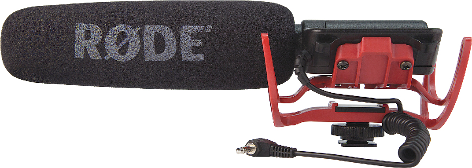 Shotgun Microphone with Integrated Rycote Lyre Suspension