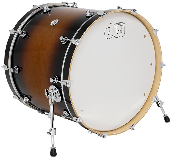 18" x 22" Design Series Bass Drum in Tobacco Burst Finish