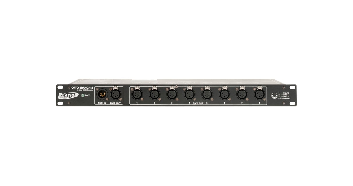 8 Way 5pin DMX Opto Isolator-Distributor