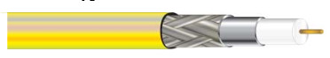 500' RG59/U Type SDI Coaxial Cable in Black