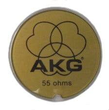 Gold "AKG" Plate For K240