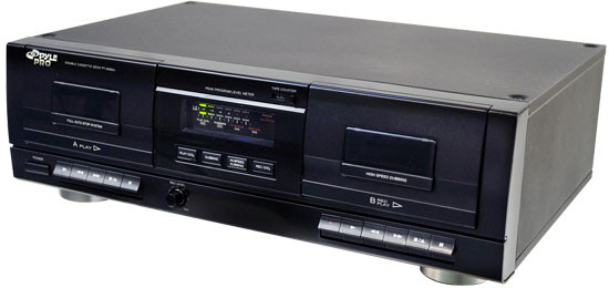Dual Stereo Cassette Deck with USB