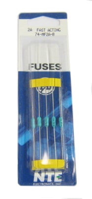 5 Pack 2A 125V Fuses