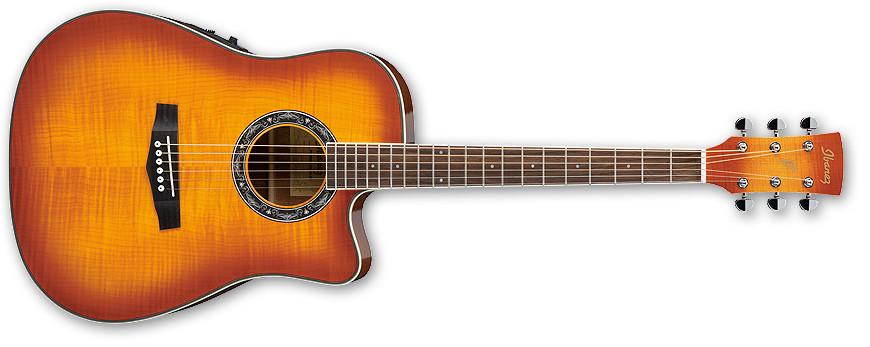 PF Series Cutaway Dreadnought Acoustic/Electric Guitar with SST Preamp