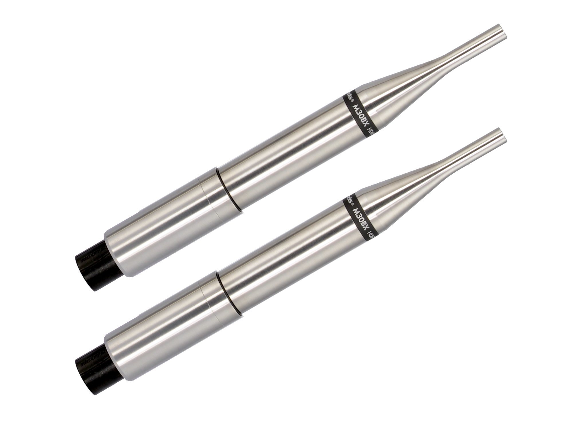 Matched Pair of M30BX's, Battery Powered M30's with Built-In Preamp, High Definition Measurement Microphones