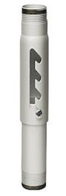 18" - 24" Adjustable Extension Column in White Powder