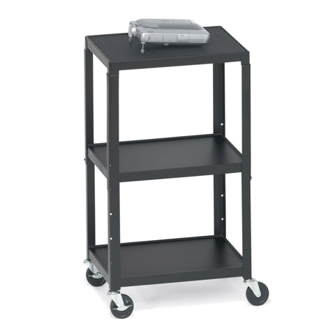 Height-Adjustable AV Cart