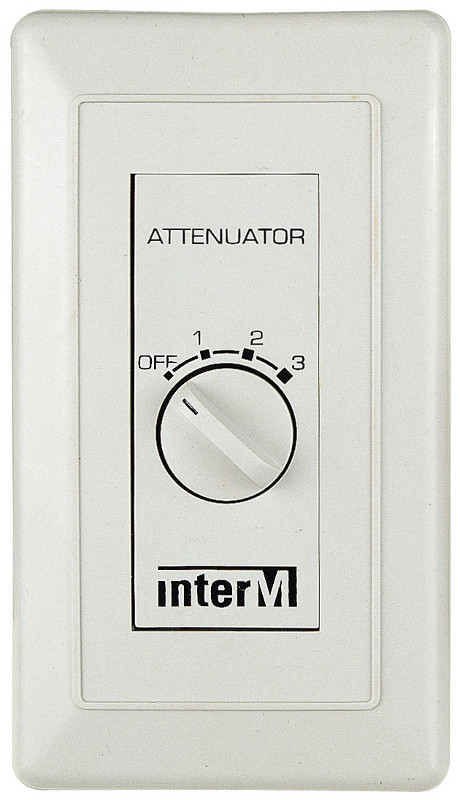 70V Wall Mount Attenuator