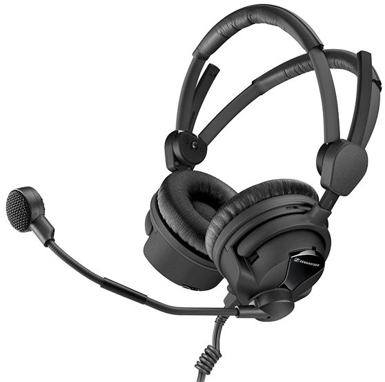 Hypercardioid Broadcast Headset with Unterminated Ends