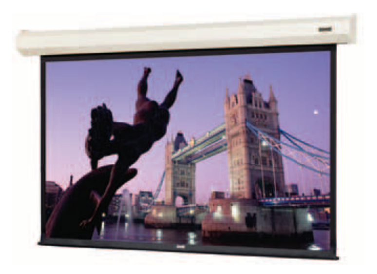 52" x 92" Cosmopolitan Electrol Wall or Ceiling Mounted Electric Screen