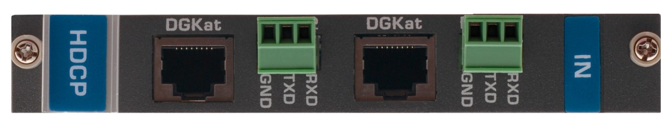 2-Input HDMI & RS-232 over DGKat Card (F16)