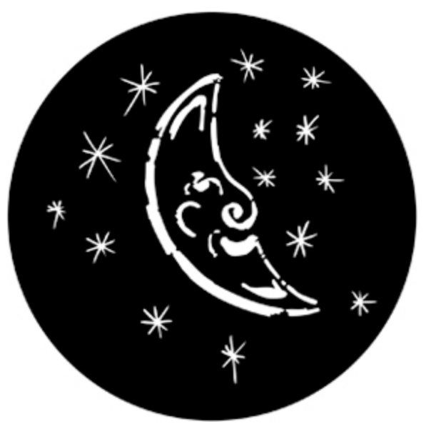 Steel Gobo Man in the Moon