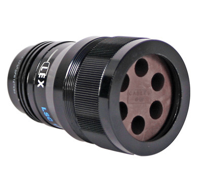 19-Pin 6-Circuit Female Spider Inline Crimp Connector
