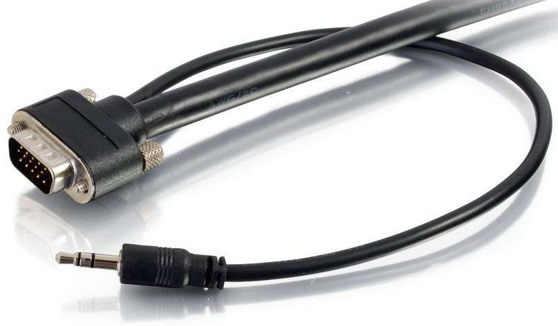 25 ft. Select VGA (HD15 Male to Male) with 3.5mm Stereo Male