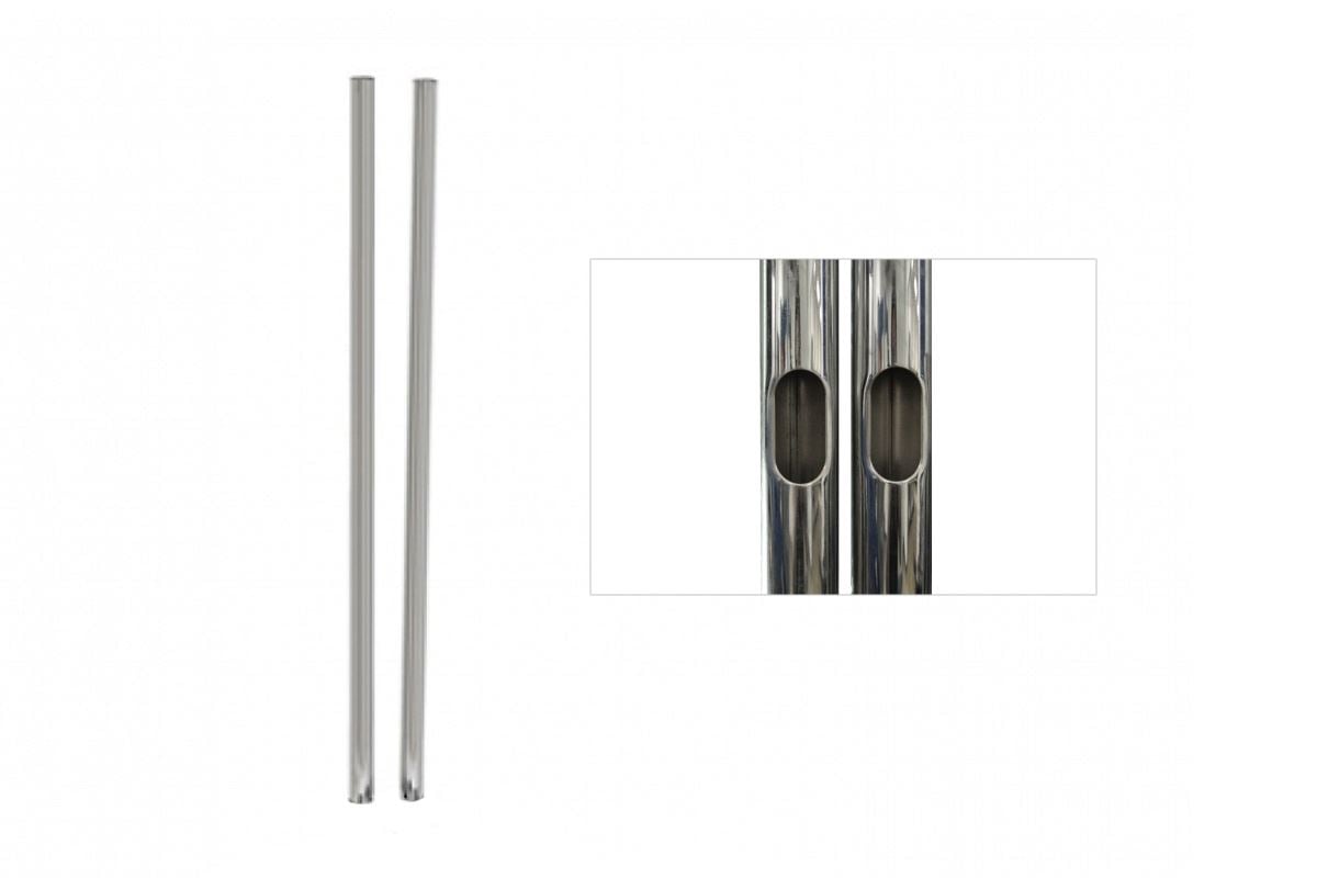 1 Pair of 60" H Replacement Chrome Poles for PSD-TS60