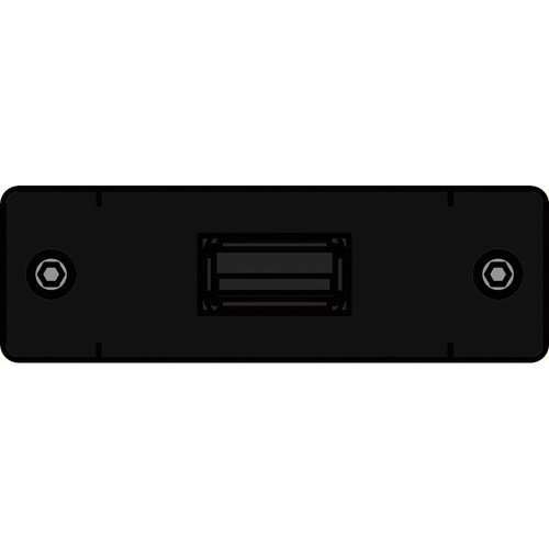 1-Space USB A Bulkhead Connector Insert in Black