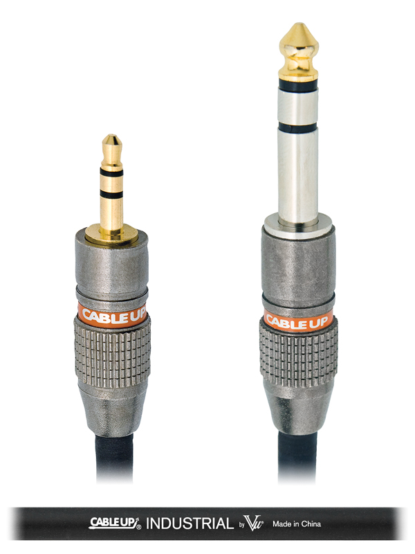 5 ft 1/8" TRS Male to 1/4" TRS Male Cable