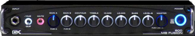 2-Ch 800W Hybrid Bass Amplifier Head