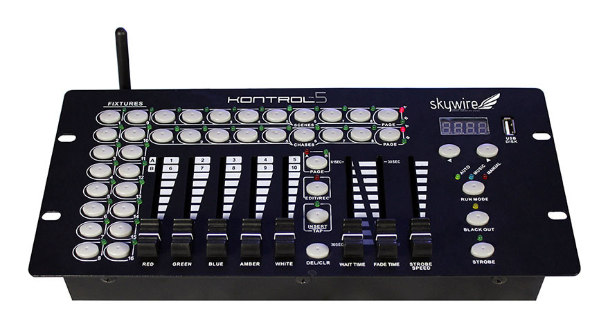 10-Channel Wireless DMX Controller