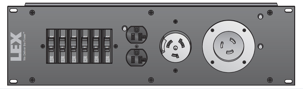 3RU Enclosed Rackmount Power Distribution Module