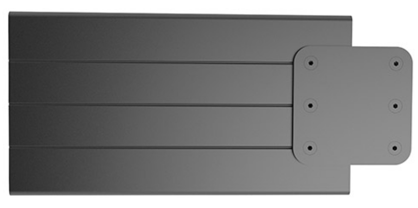 20" FUSION™ Freestanding and Ceiling Extension Brackets in Black