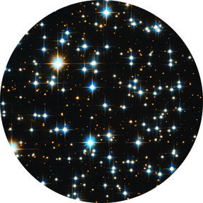 Stars Final Frontier Glass Gobo