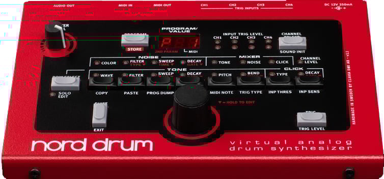 4-Channel Drum Synthesizer