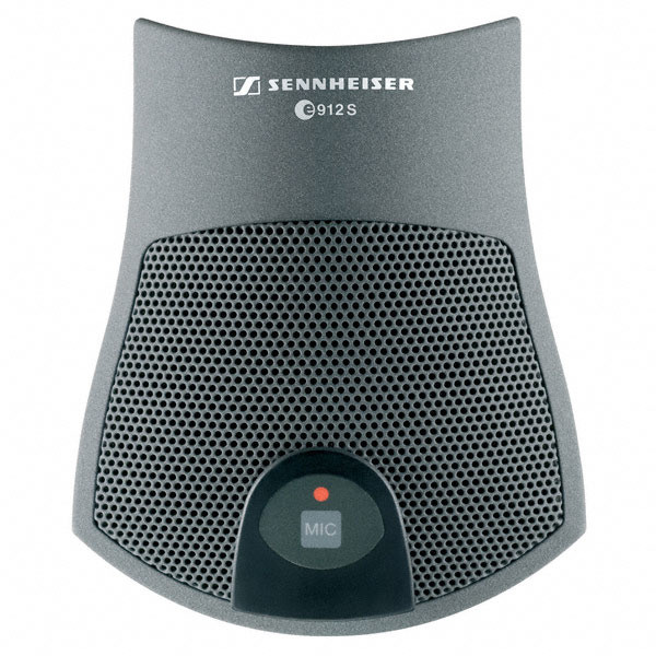 Polarized Condenser Boundary Microphone with Switch in Nextel Gray