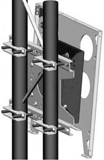 Large Universal Tilting Truss Mount for Flat Panel Monitors