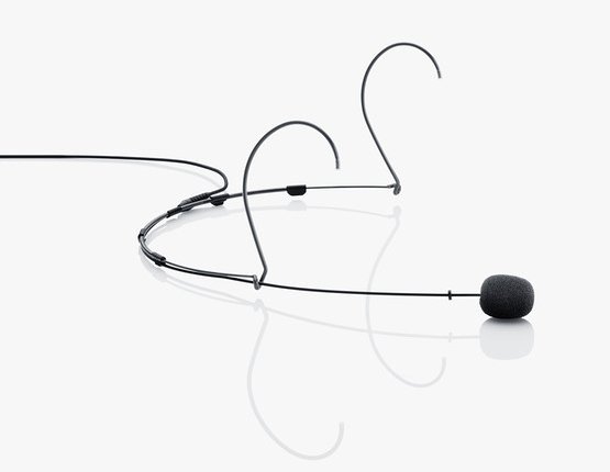 Miniature Cardioid Adjustable Headset Microphone in Beige with TA4F Connector for Shure Products