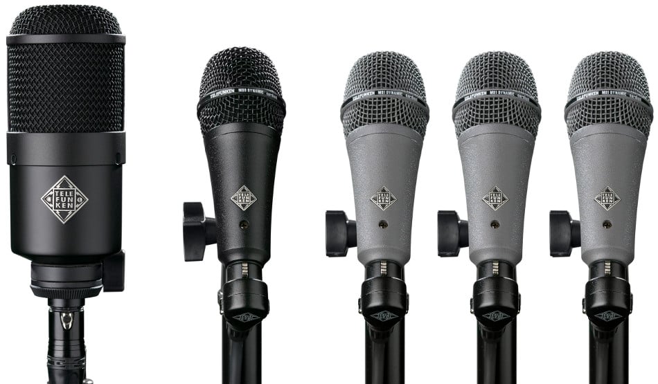 5 Piece Dynamic Drum Microphone Set