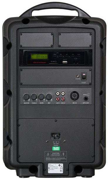 Traveler 8 PA System with SD Card and USB Player