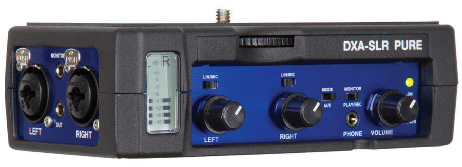 Passive Audio Adapter for DSLR Cameras