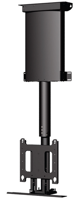 32 - 61" Automated Ceiling Lift for Display Mount in Black