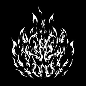 Breakup Angry Fire Steel Gobo