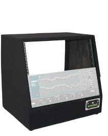 16RU Carpet Series Angled Rack with Casters